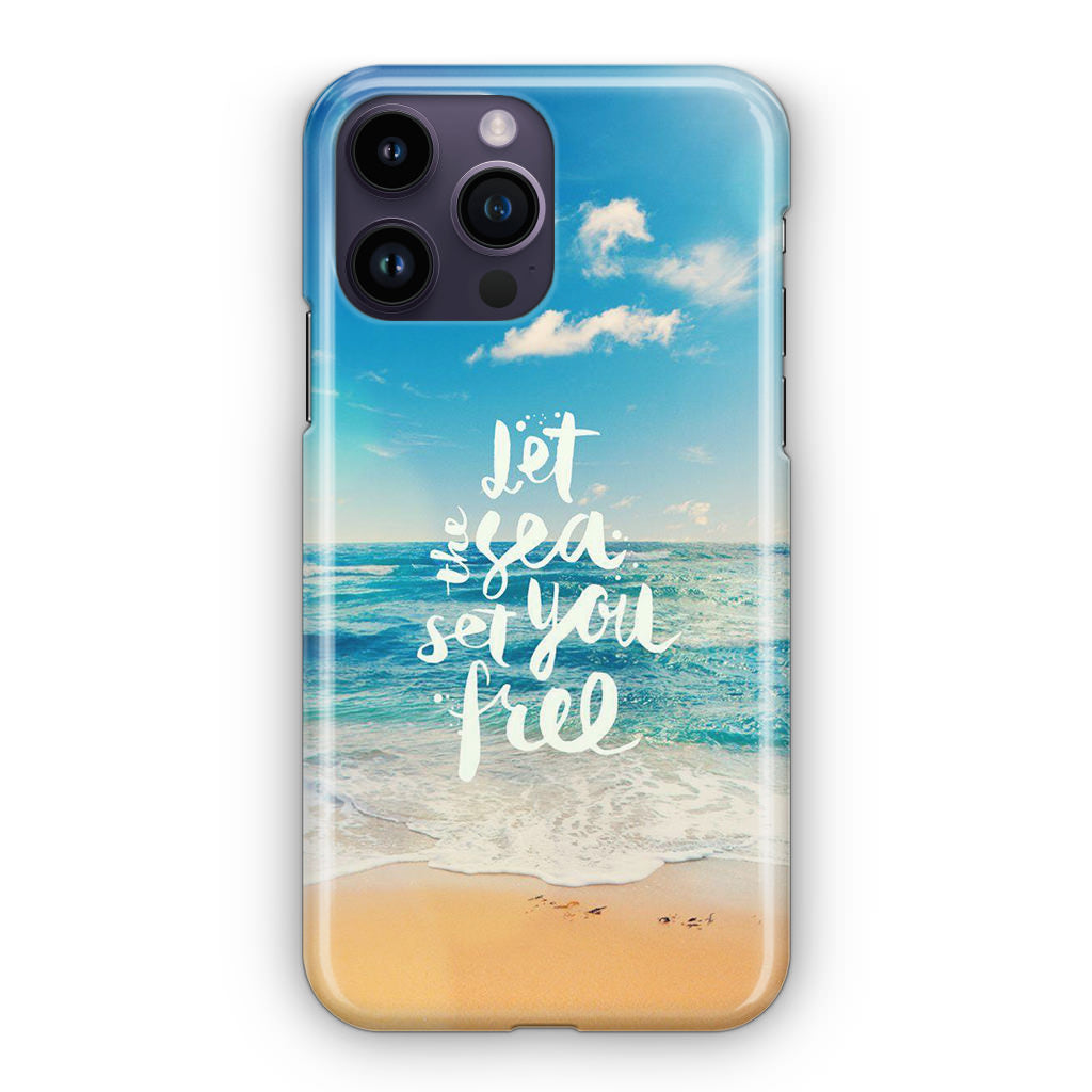 The Sea Set You Free iPhone 14 Pro / 14 Pro Max Case