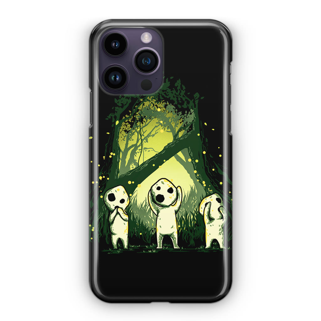 Three Wise Of Kodama iPhone 14 Pro / 14 Pro Max Case