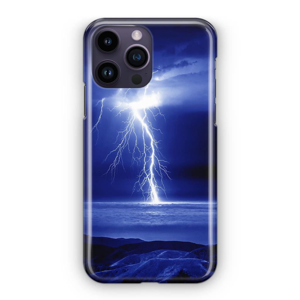 Thunder Over The Sea iPhone 14 Pro / 14 Pro Max Case