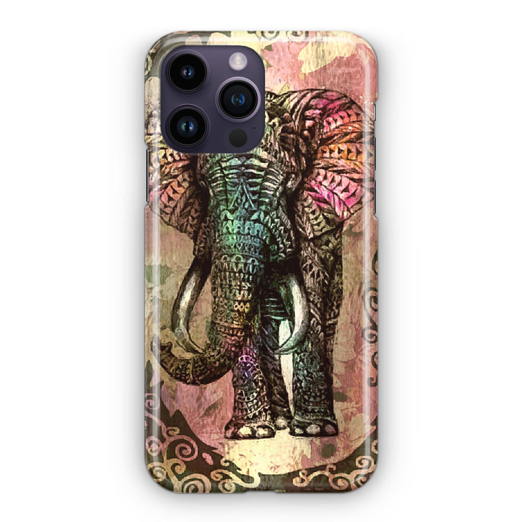 Tribal Elephant iPhone 14 Pro / 14 Pro Max Case