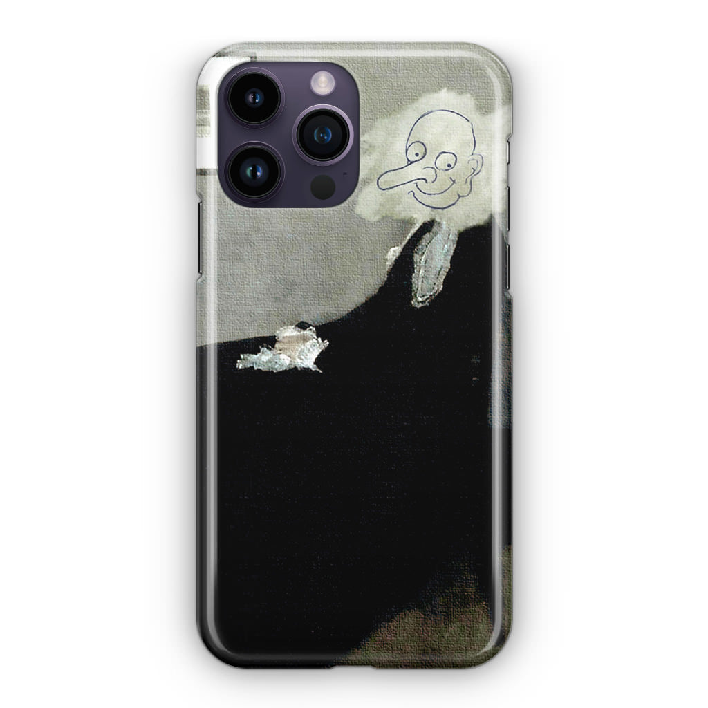 Whistler's Mother by Mr. Bean iPhone 14 Pro / 14 Pro Max Case