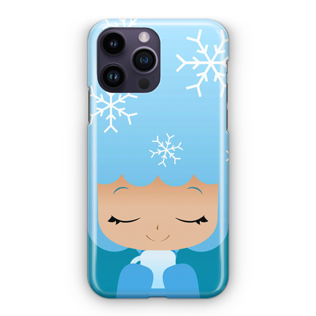 Winter Afro Girl iPhone 14 Pro / 14 Pro Max Case