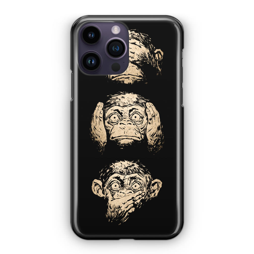 3 Wise Monkey iPhone 14 Pro / 14 Pro Max Case