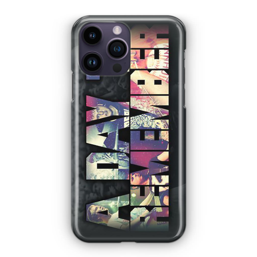 A Day To Remember iPhone 14 Pro / 14 Pro Max Case