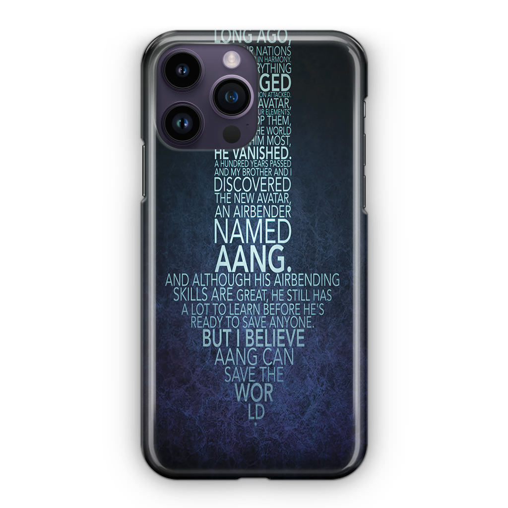 Avatar Quotes iPhone 14 Pro / 14 Pro Max Case