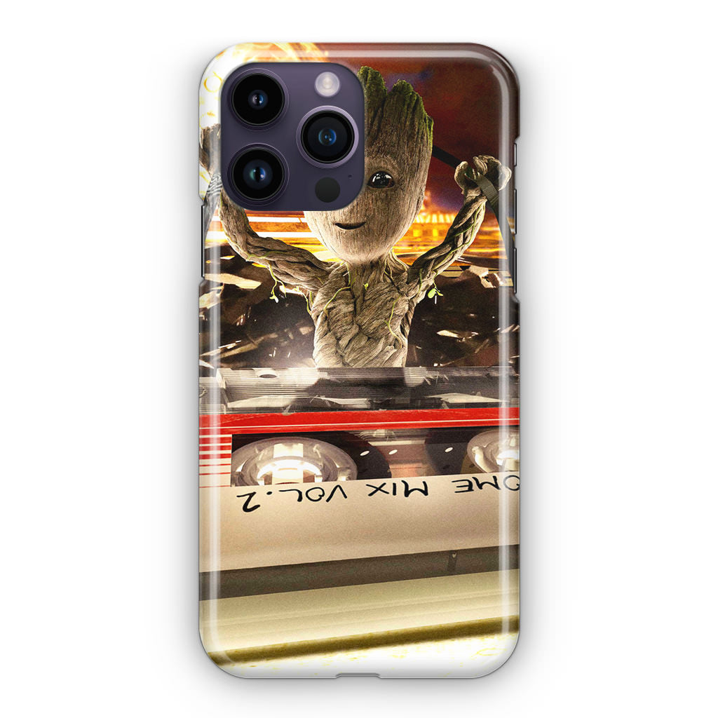 Baby Groot Mix Vol 2 iPhone 14 Pro / 14 Pro Max Case