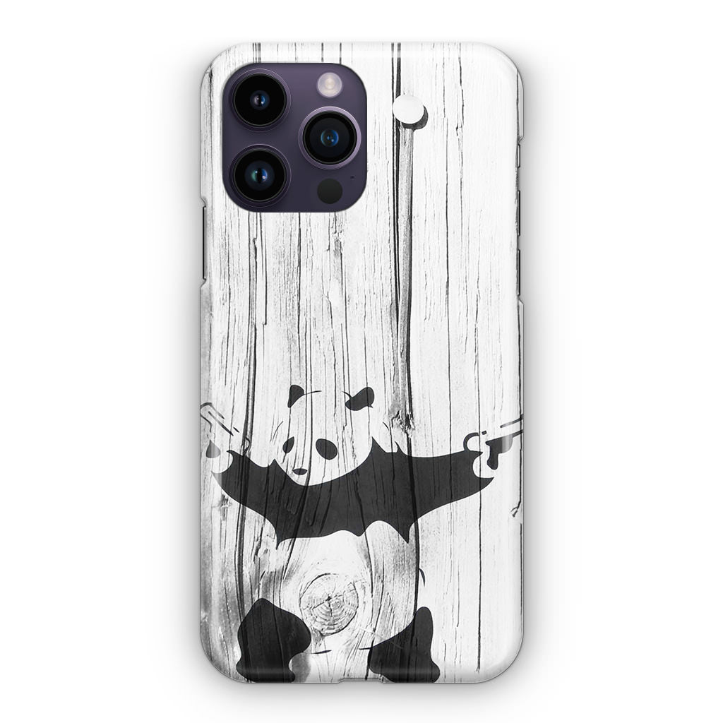 Banksy Graffiti Panda iPhone 14 Pro / 14 Pro Max Case