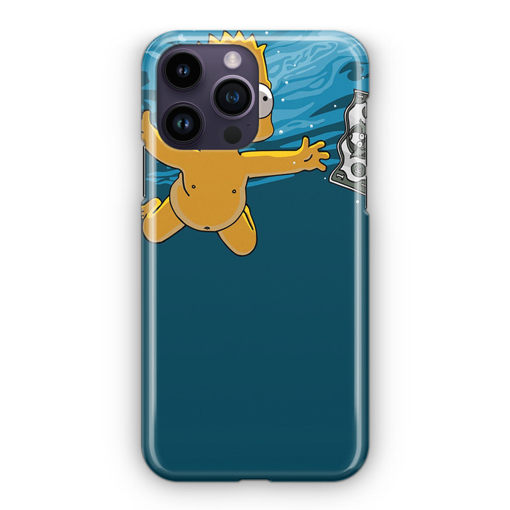 Bart Swimming For Money iPhone 15 Pro / 15 Pro Max Case