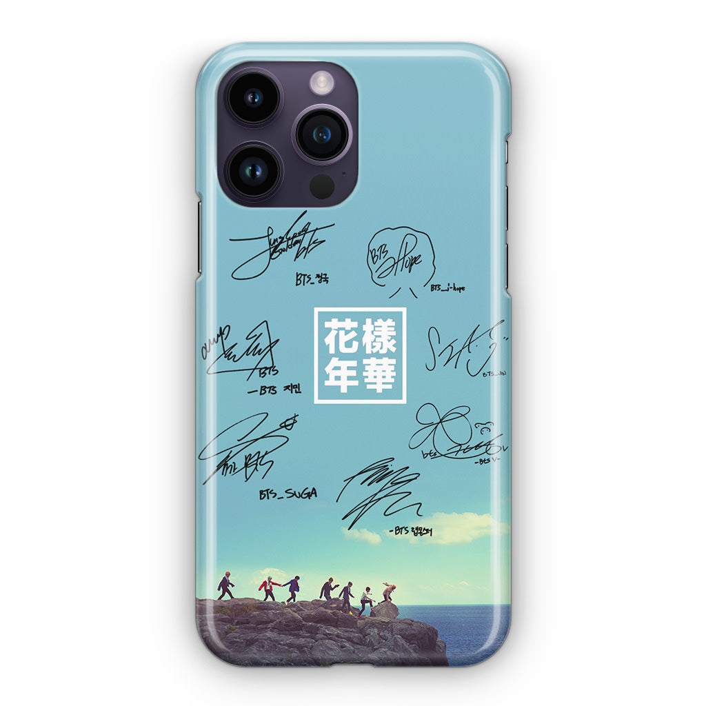 BTS Signature iPhone 14 Pro / 14 Pro Max Case
