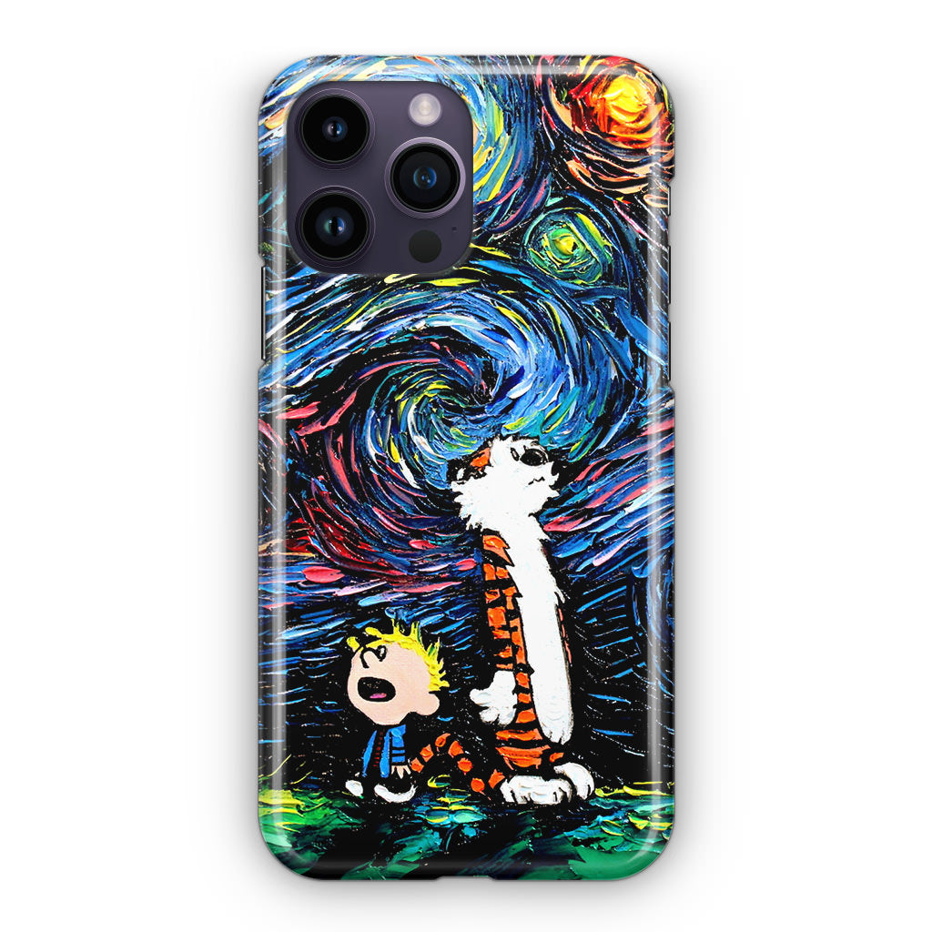 Calvin Art At Starry Night iPhone 14 Pro / 14 Pro Max Case