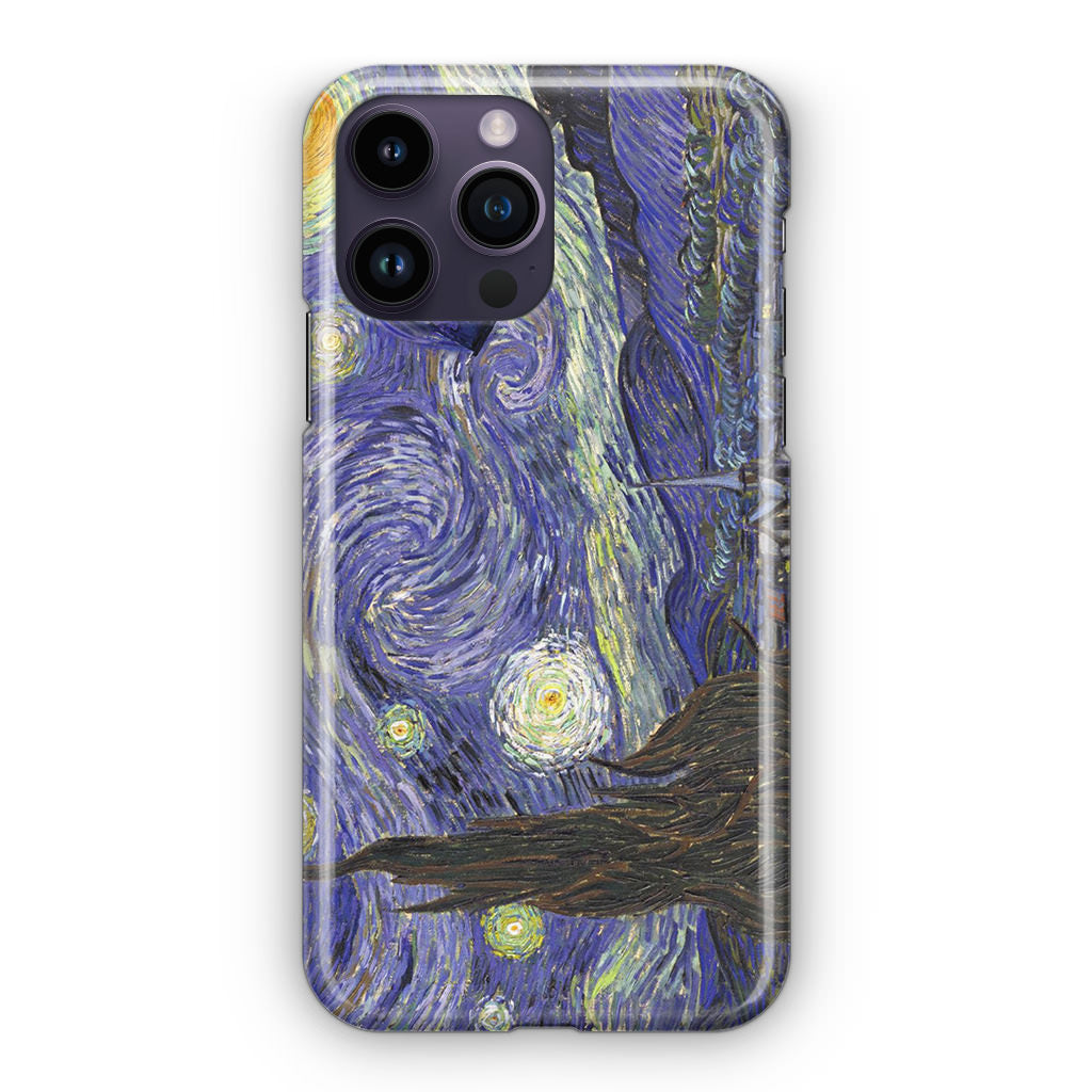 Dr Who Tardis In Van Gogh Starry Night iPhone 14 Pro / 14 Pro Max Case