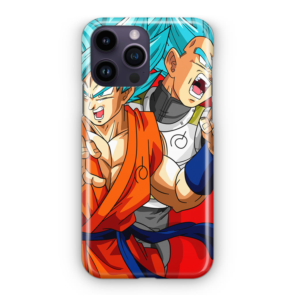 Dragon Ball Super SSGSS Goku And Vegeta iPhone 14 Pro / 14 Pro Max Case