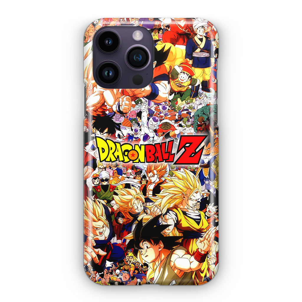 Dragon Ball Z All Characters iPhone 14 Pro / 14 Pro Max Case