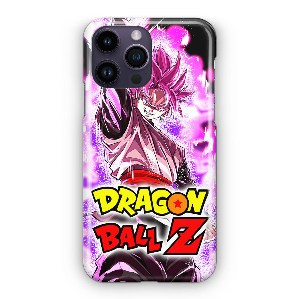 Dragon Ball Z Son Goku Black Rose Saiyan iPhone 15 Pro / 15 Pro Max Case