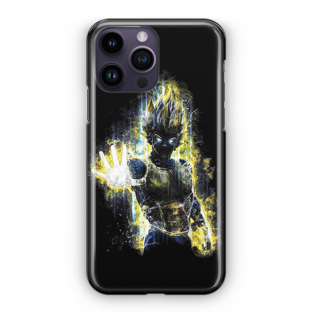 Dragon Ball Z Vegeta Bad Saiyan Prince iPhone 14 Pro / 14 Pro Max Case