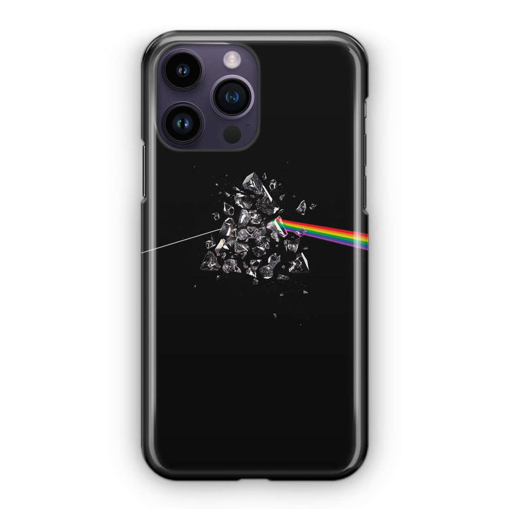 Glass Broken Light Refraction iPhone 14 Pro / 14 Pro Max Case