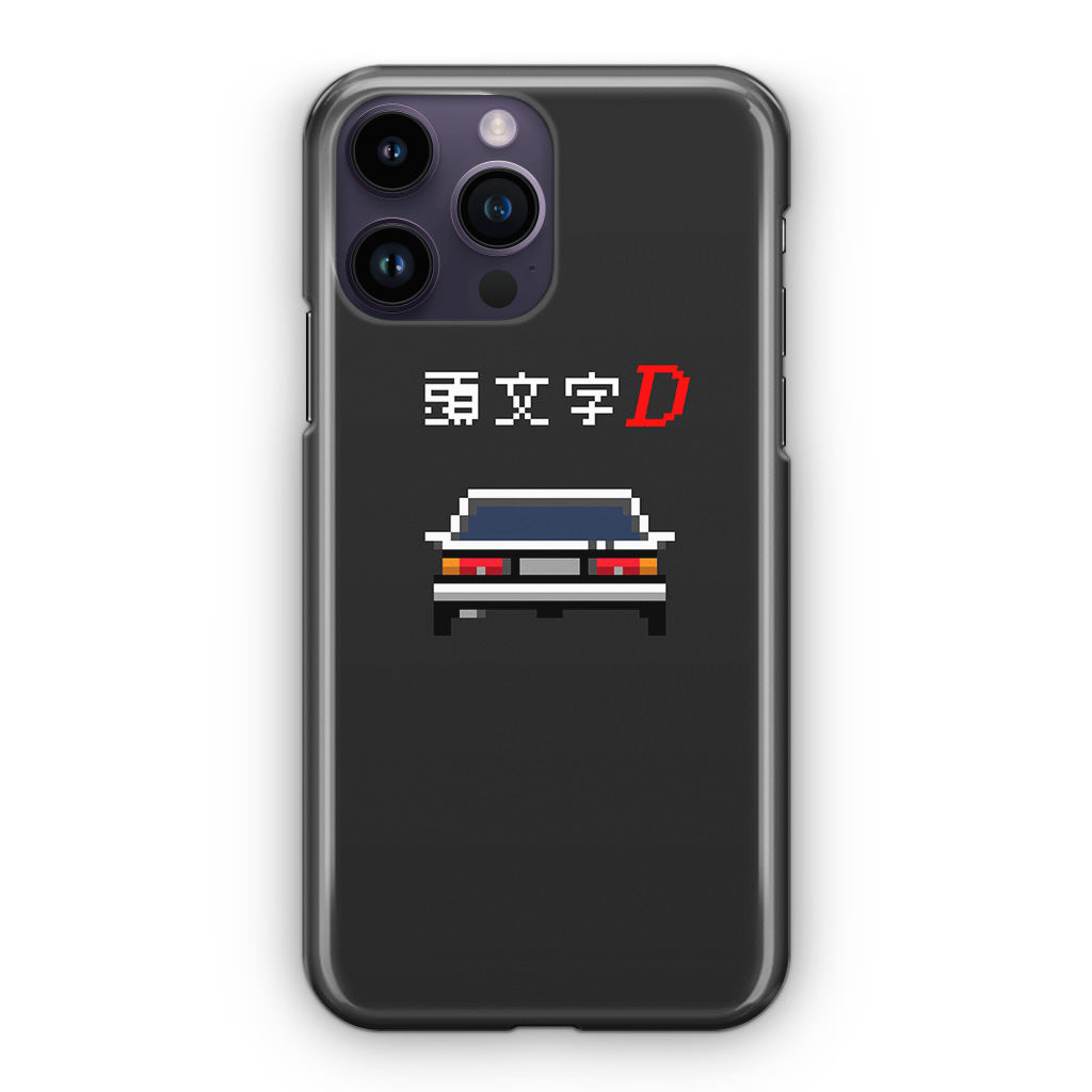 Initial D Pixel Art iPhone 14 Pro / 14 Pro Max Case