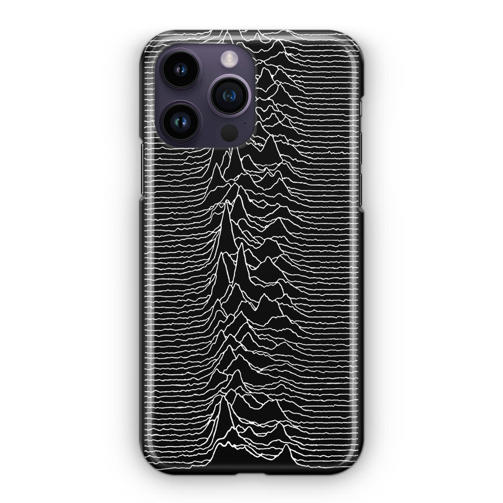 Joy Division Unknown Pleasures iPhone 14 Pro / 14 Pro Max Case