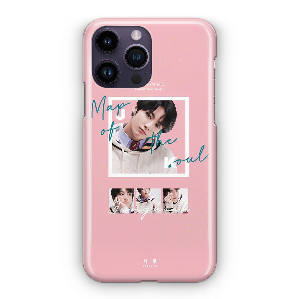 Jungkook Map Of The Soul BTS iPhone 14 Pro / 14 Pro Max Case