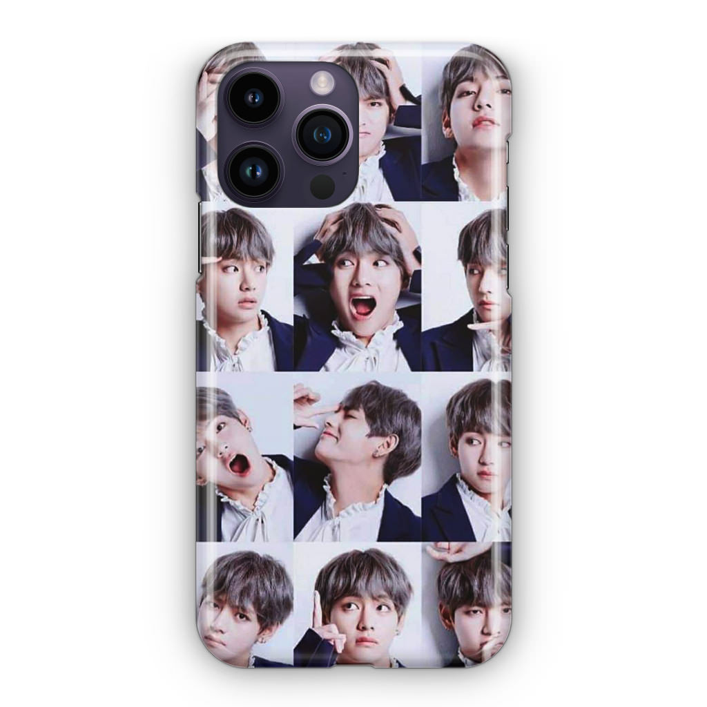 Kim Tae-hyung Collage iPhone 14 Pro / 14 Pro Max Case