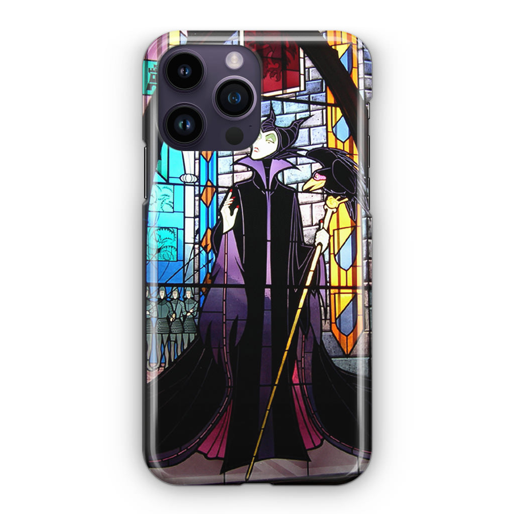 Maleficent Sleeping Beauty Glass Art iPhone 14 Pro / 14 Pro Max Case