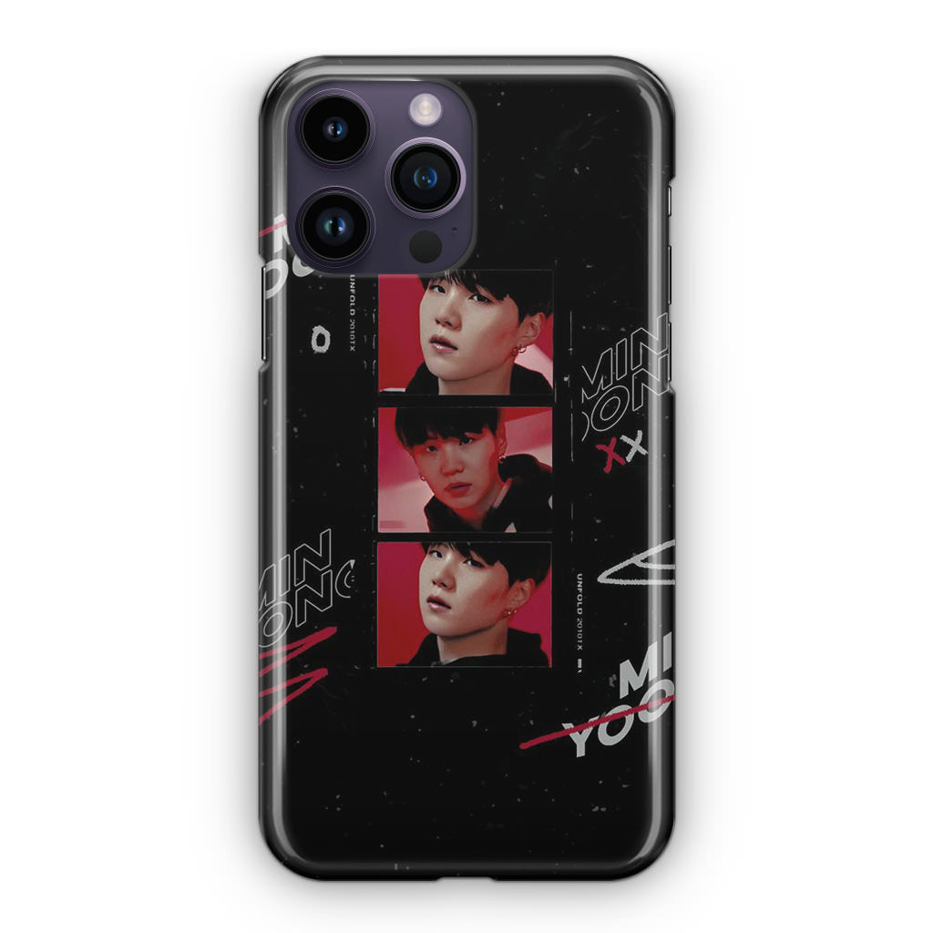 Min Yoongi iPhone 14 Pro / 14 Pro Max Case