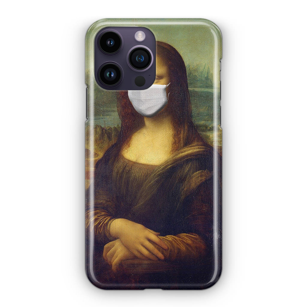 Monalisa In Pandemic iPhone 14 Pro / 14 Pro Max Case