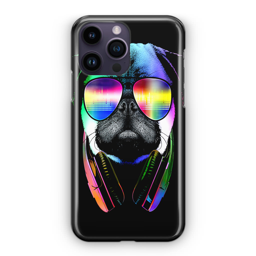 Music Lover Pug V iPhone 14 Pro / 14 Pro Max Case