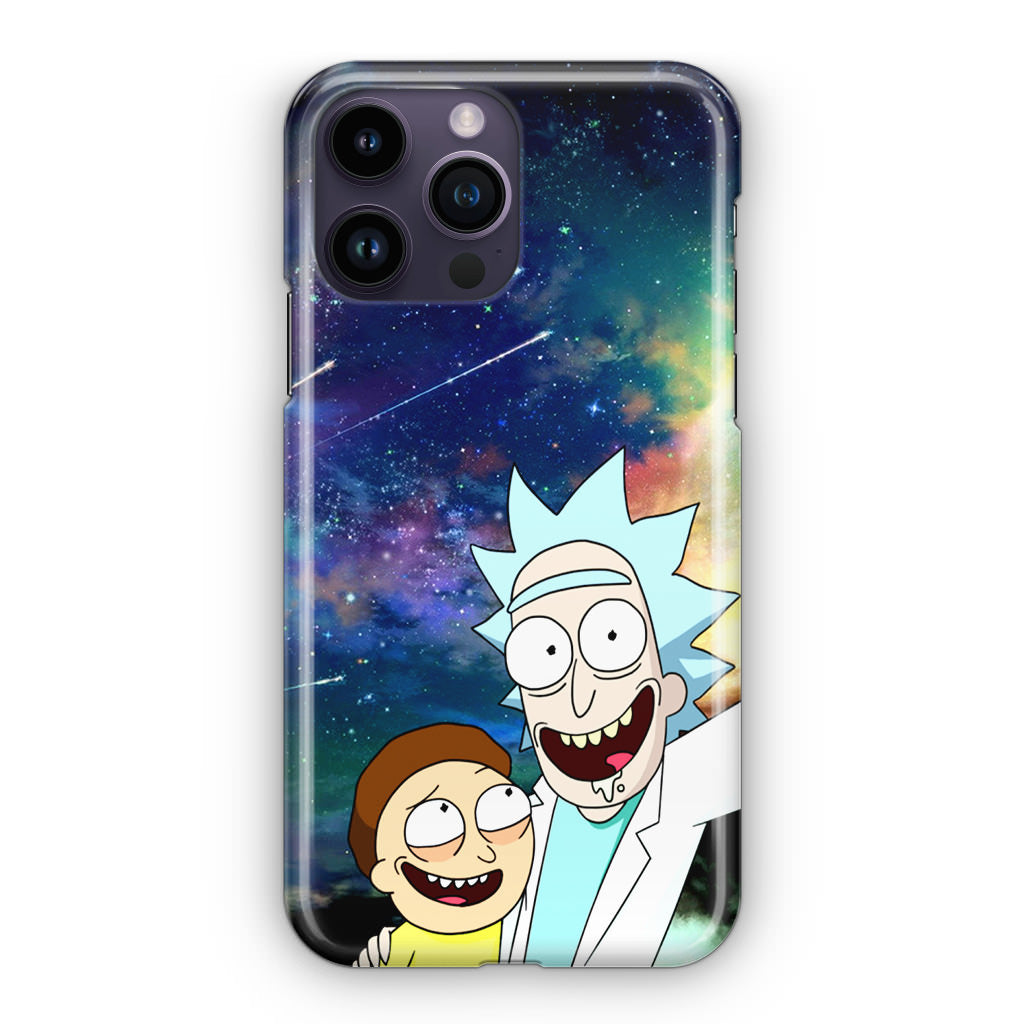 Rick And Morty In The Space iPhone 14 Pro / 14 Pro Max Case