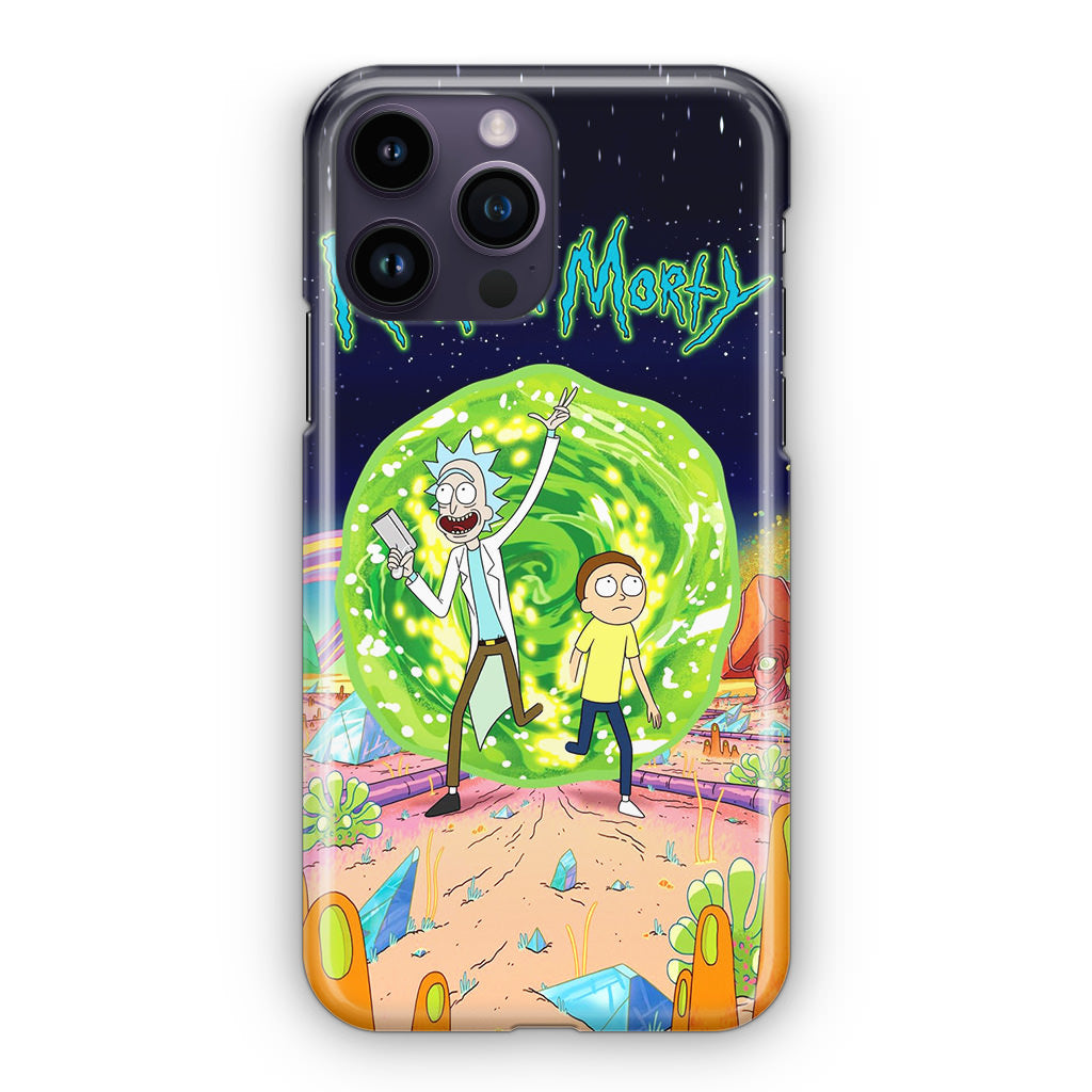 Rick And Morty Portal Gun iPhone 14 Pro / 14 Pro Max Case