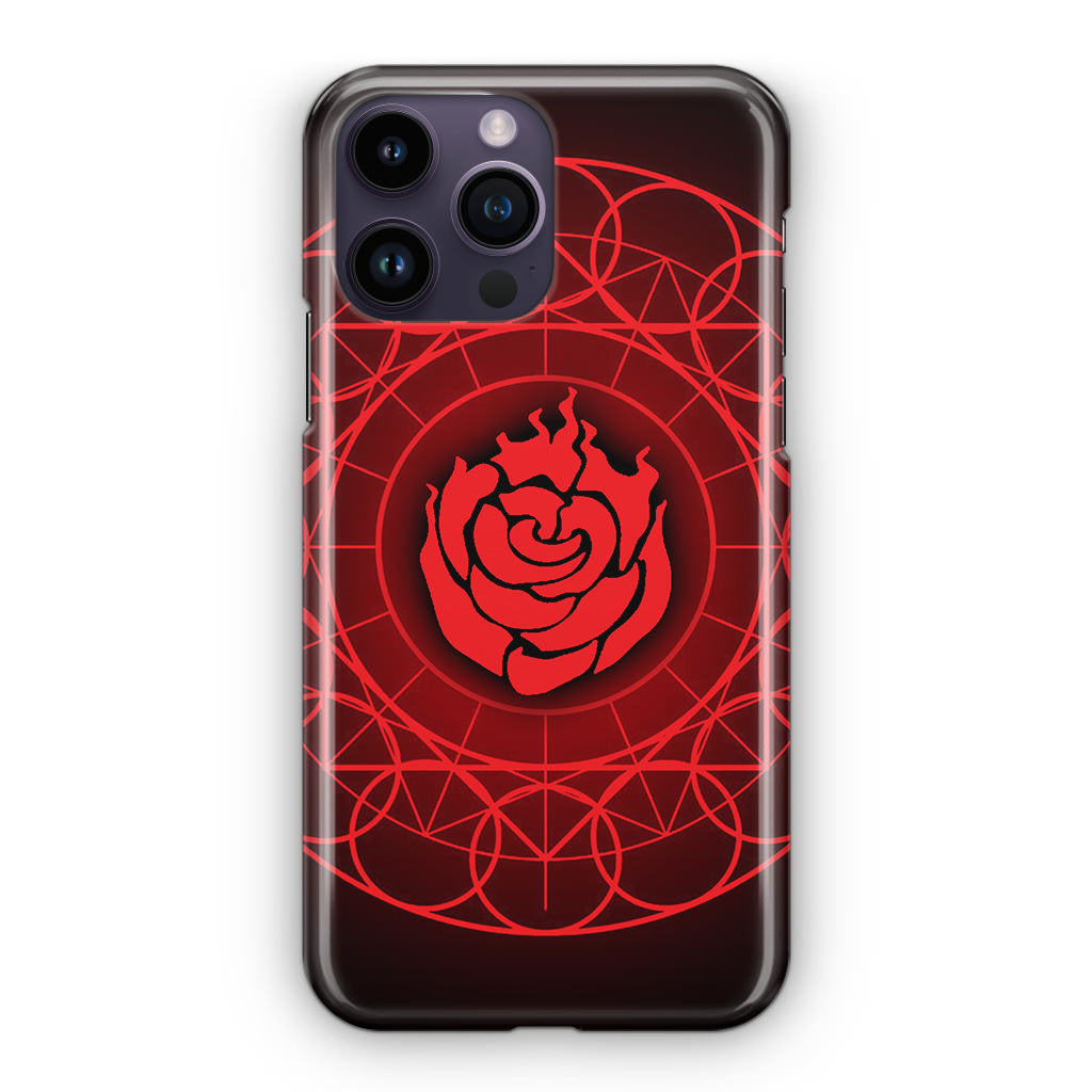 Ruby Rose Symbol RWBY iPhone 15 Pro / 15 Pro Max Case