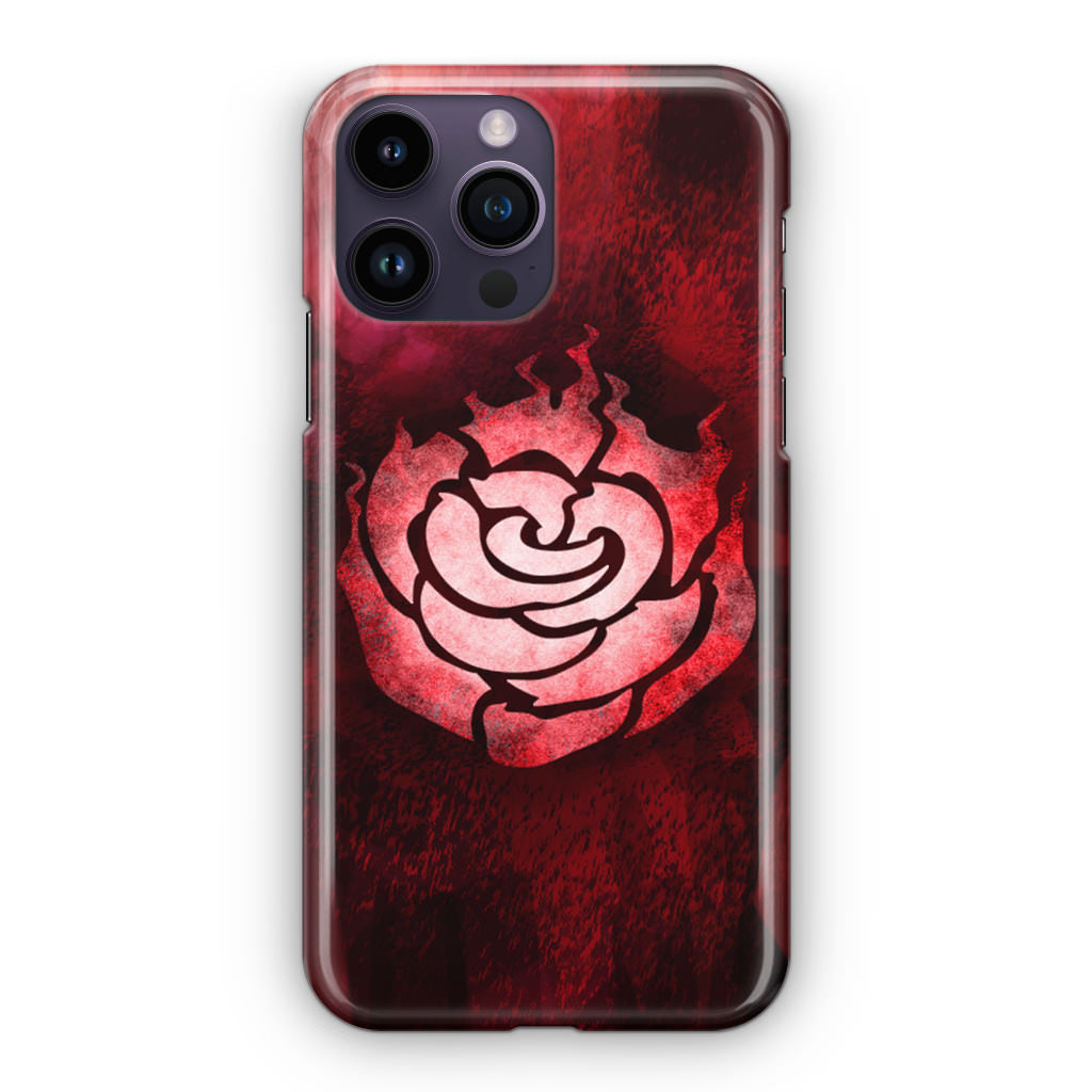 RWBY Ruby Rose Symbol iPhone 14 Pro / 14 Pro Max Case