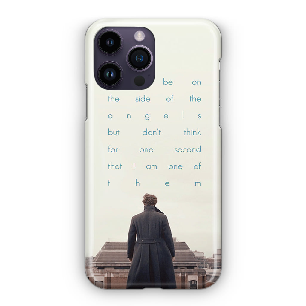 Sherlock Holmes Quote iPhone 14 Pro / 14 Pro Max Case