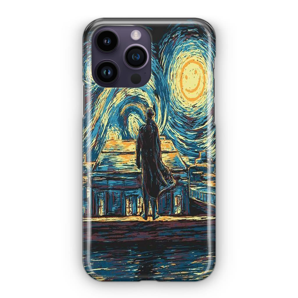 Sherlock Starry Night iPhone 14 Pro / 14 Pro Max Case