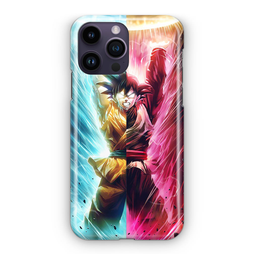 Spirit Bomb Split Goku Dragon Ball iPhone 14 Pro / 14 Pro Max Case