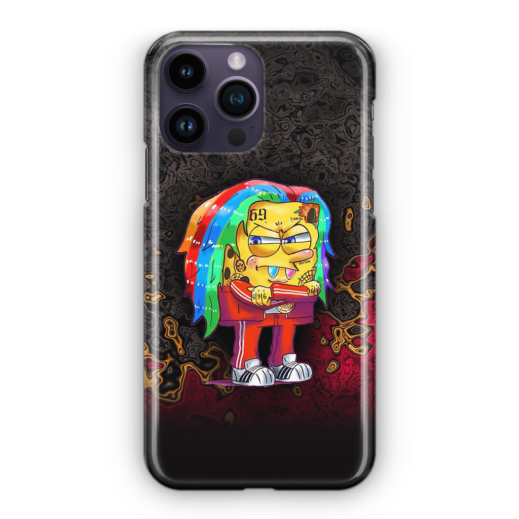 Sponge Hypebeast 69 Mode iPhone 14 Pro / 14 Pro Max Case