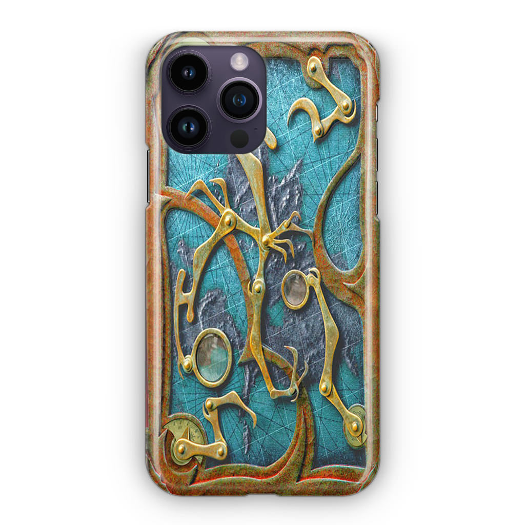 Steampunk Book Cover iPhone 14 Pro / 14 Pro Max Case