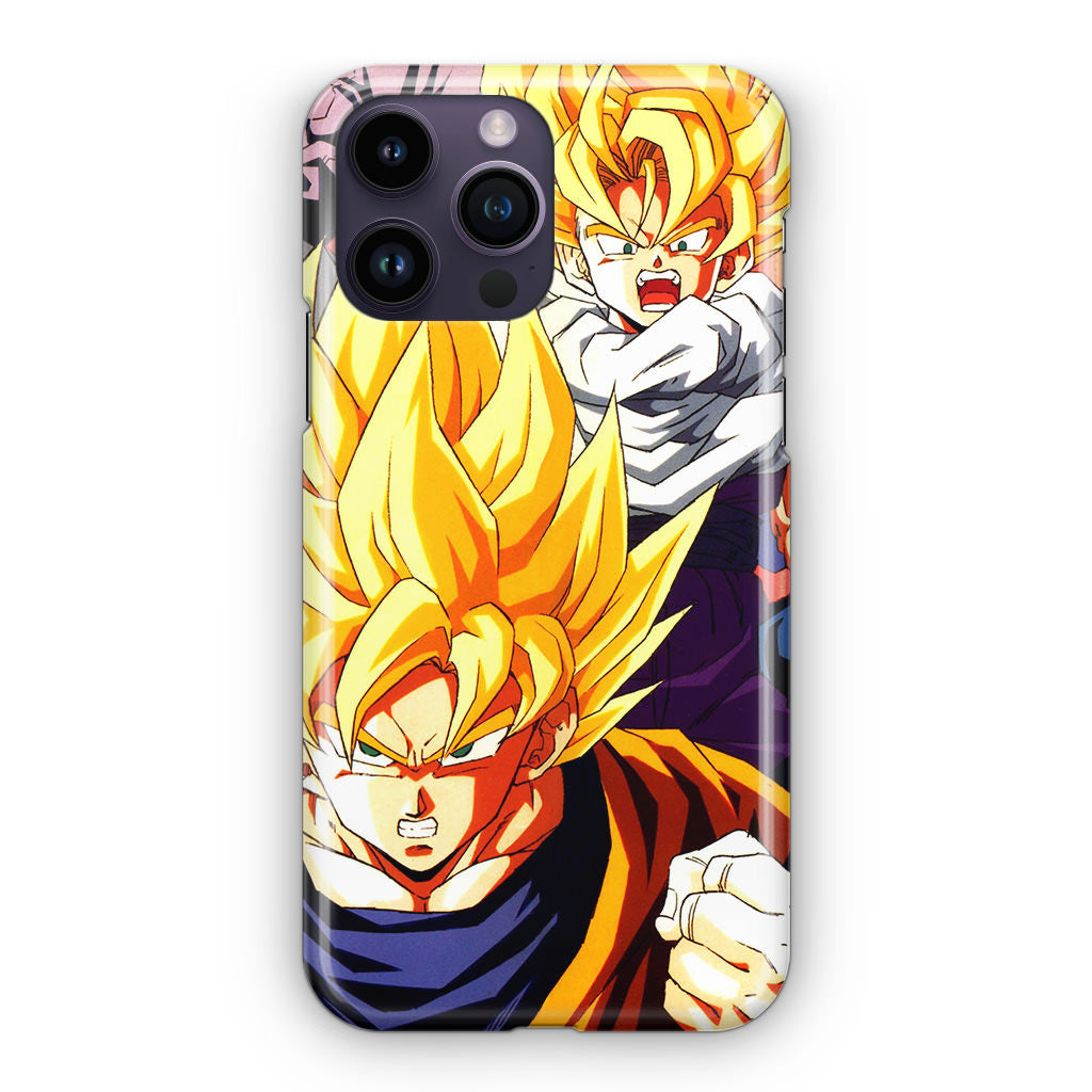 Super Saiyan Goku And Gohan iPhone 14 Pro / 14 Pro Max Case