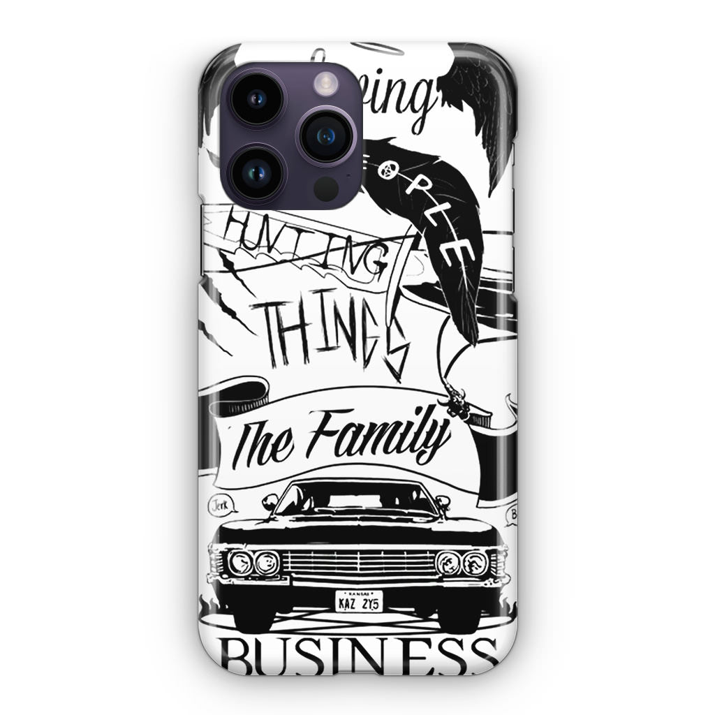 Supernatural Family Business Saving People iPhone 14 Pro / 14 Pro Max Case