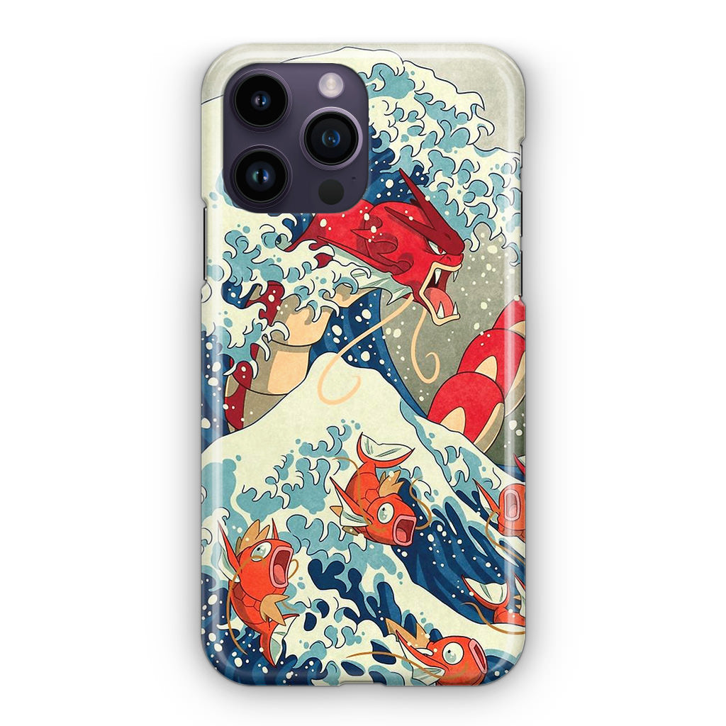 The Great Wave Of Gyarados iPhone 15 Pro / 15 Pro Max Case