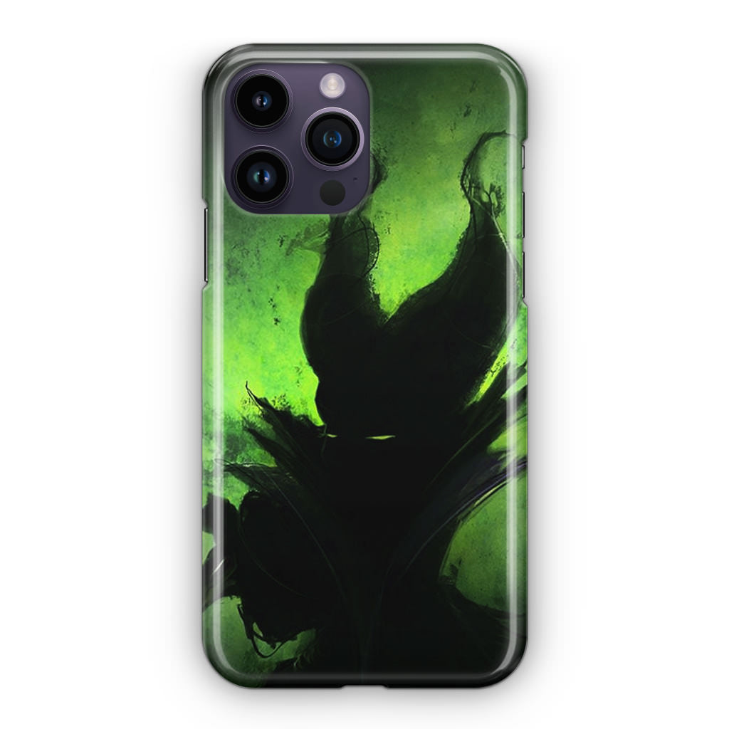 Villains Maleficent Silhouette iPhone 14 Pro / 14 Pro Max Case