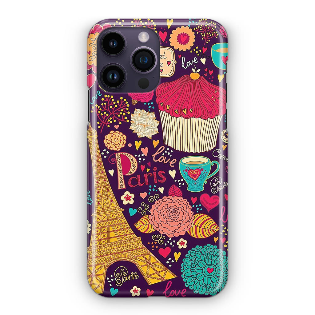 Vintage Love In Paris iPhone 14 Pro / 14 Pro Max Case