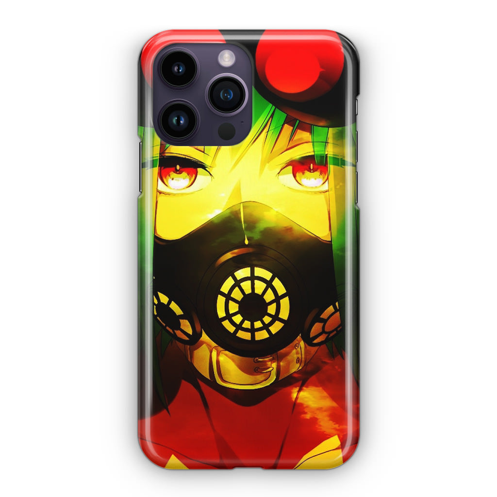 Vocaloid Gas Mask Gumi iPhone 14 Pro / 14 Pro Max Case