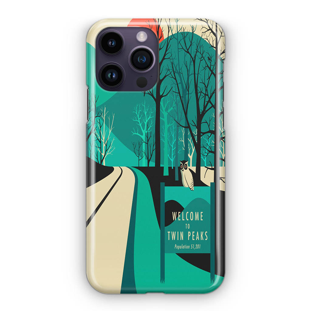 Welcome To Twin Peaks iPhone 14 Pro / 14 Pro Max Case