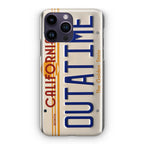 Back to the Future License Plate Outatime iPhone 14 Pro / 14 Pro Max Case