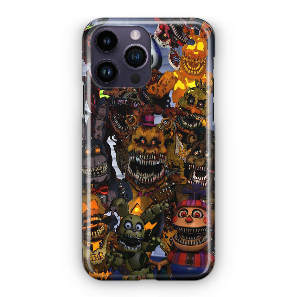 Five Nights at Freddy's Scary Characters iPhone 14 Pro / 14 Pro Max Case