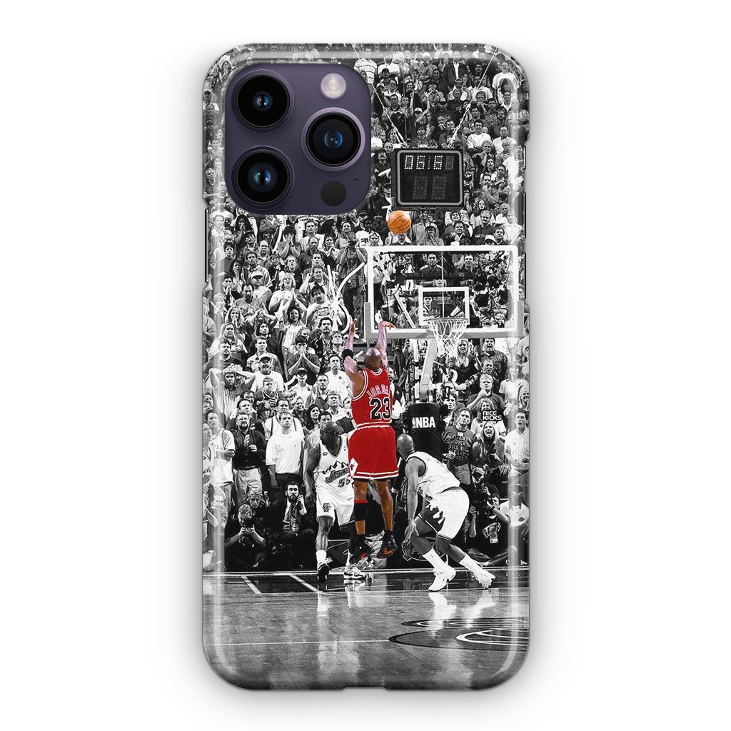 Michael Jordan Epic Shoot - Iconic Basketball Case | iPhone 14 Pro / 14 Pro Max Case