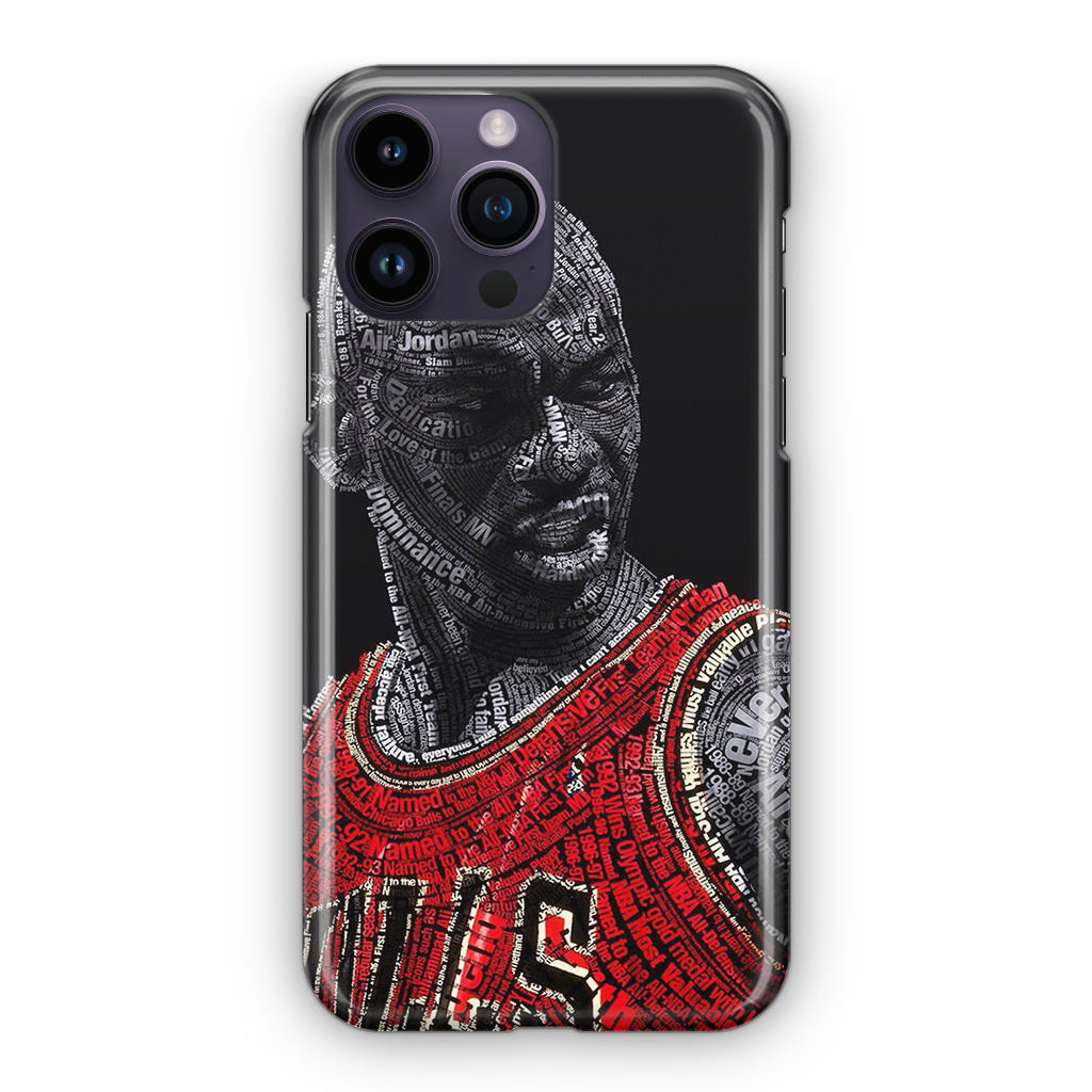 Michael Jordan The Legend iPhone 14 Pro / 14 Pro Max Case