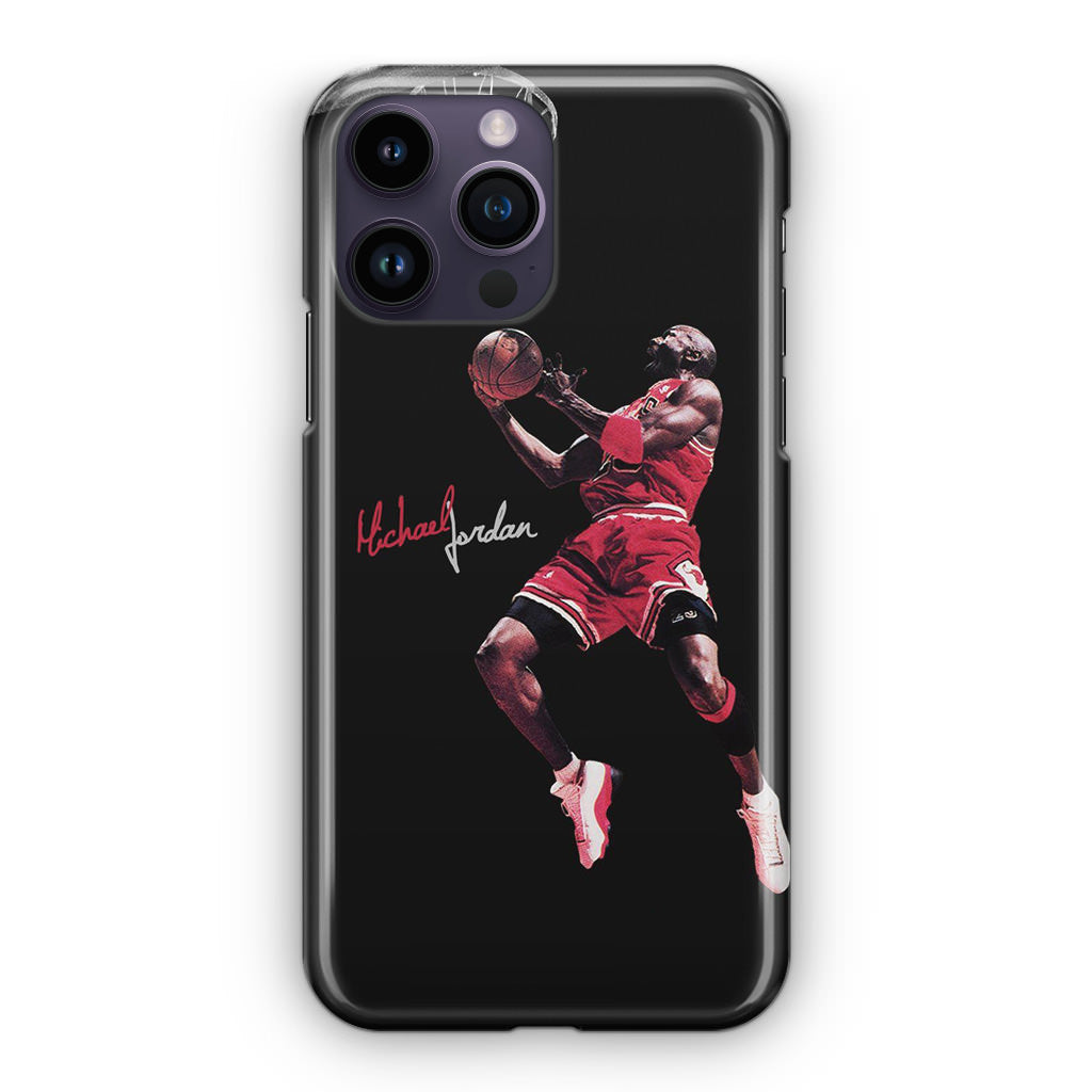 Michael Jordan Epic Jump iPhone 14 Pro / 14 Pro Max Case