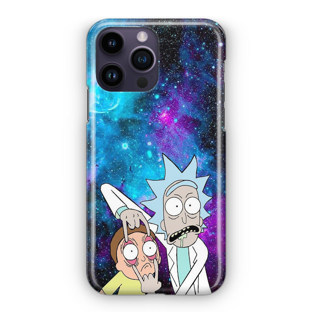 Rick And Morty Open Your Eyes iPhone 14 Pro / 14 Pro Max Case
